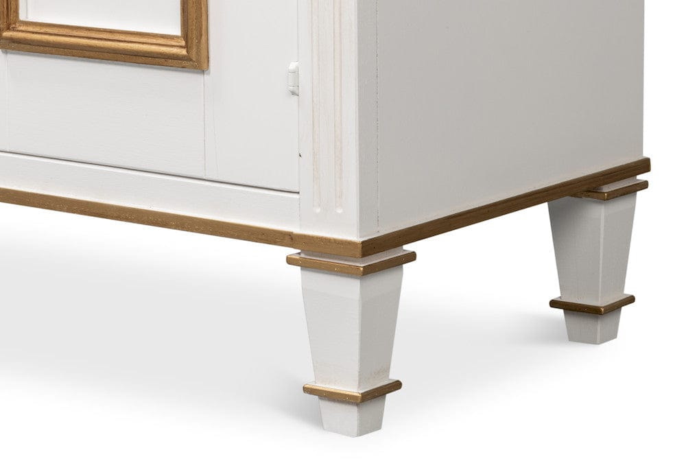 Sarreid Ltd - Louis Xvi Buffet,Cotina White in White - R059-79 view 10
