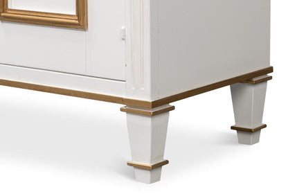 Sarreid Ltd - Louis Xvi Buffet,Cotina White in White - R059-79 view 10
