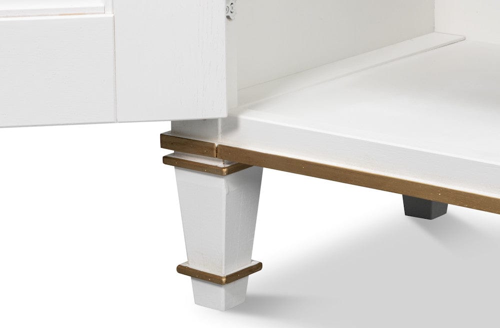Sarreid Ltd - Louis Xvi Buffet,Cotina White in White - R059-79 view 11