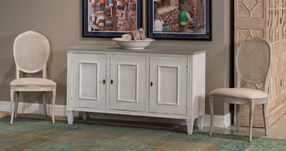 Sarreid Ltd - Louis Xvi Buffet,White/White,Gray Quartz in White - R059-37T15 view 8