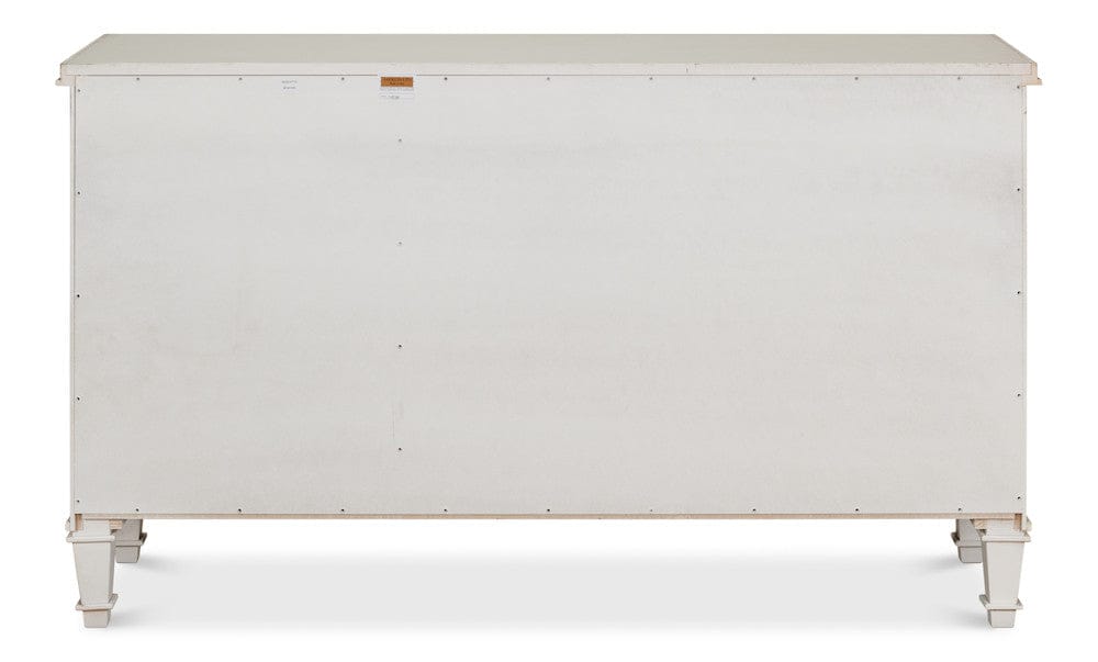 Sarreid Ltd - Louis Xvi Buffet,White/White,Gray Quartz in White - R059-37T15 view 9