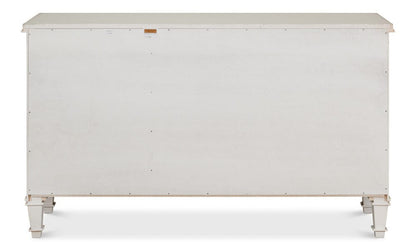 Sarreid Ltd - Louis Xvi Buffet,White/White,Gray Quartz in White - R059-37T15 view 9