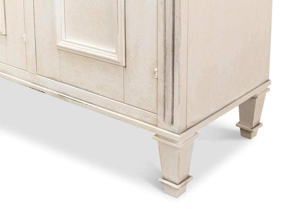 Sarreid Ltd - Louis Xvi Buffet,White/White,Gray Quartz in White - R059-37T15 view 13