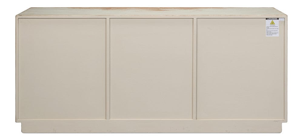 Sarreid Ltd - Louvered Sideboard, Sage in Green - 40768-4 view 7