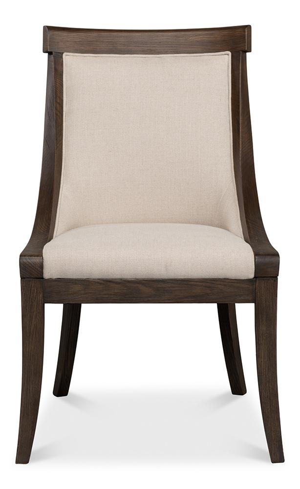 Sarreid Ltd - Lucas Side Chair - Beige - 53847 veiw 2