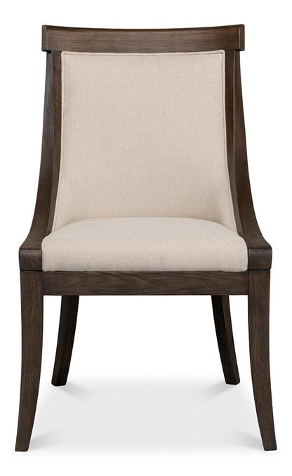 Sarreid Ltd - Lucas Side Chair - Beige - 53847 veiw 2