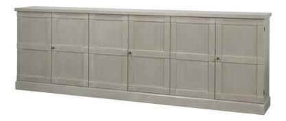 Sarreid Ltd - Luciana 6 Dr Buffet,112",St.Wh,Wood Dr in Tan - R045-82W view 1