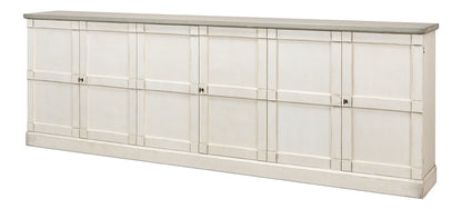 Sarreid Ltd - Luciana Wood Drs Buffet,112in,St.Wht,Grey - R04514T15W veiw 1