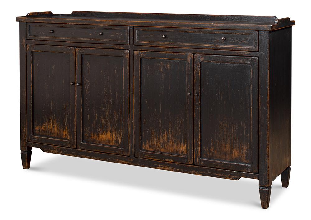 Sarreid Ltd - Madigan Sideboard, Antique Black - 53412-5 veiw 1