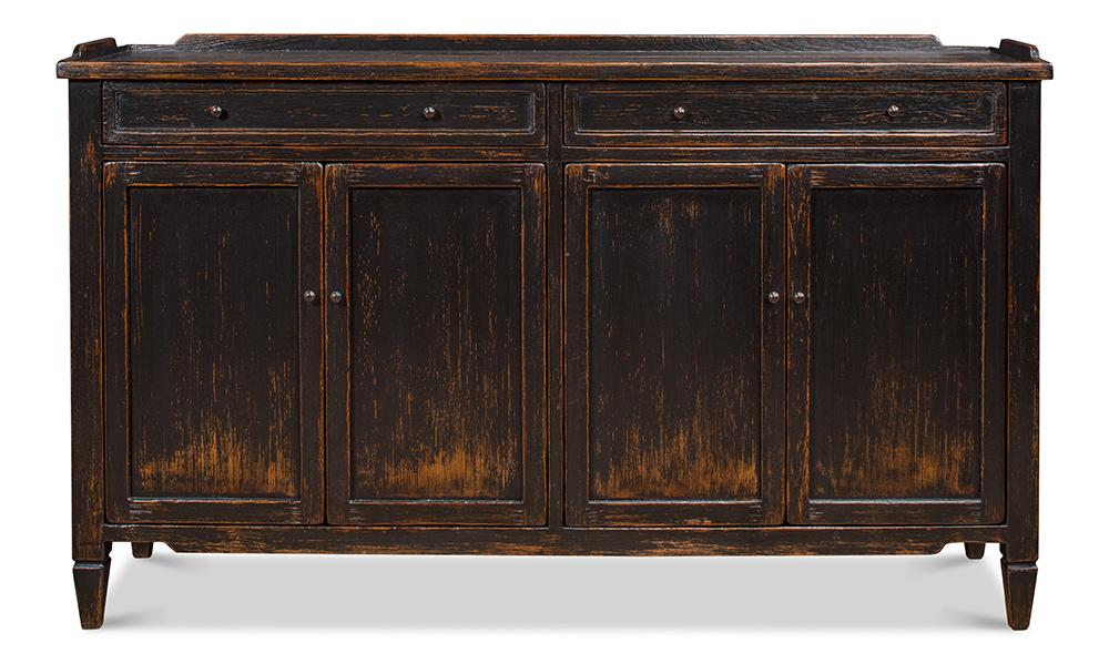 Sarreid Ltd - Madigan Sideboard, Antique Black - 53412-5 veiw 2