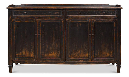 Sarreid Ltd - Madigan Sideboard, Antique Black - 53412-5 veiw 2