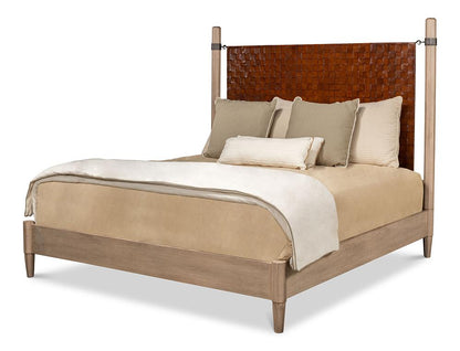 Sarreid Ltd - Marcus King Bed - Brown - 53328 veiw 1