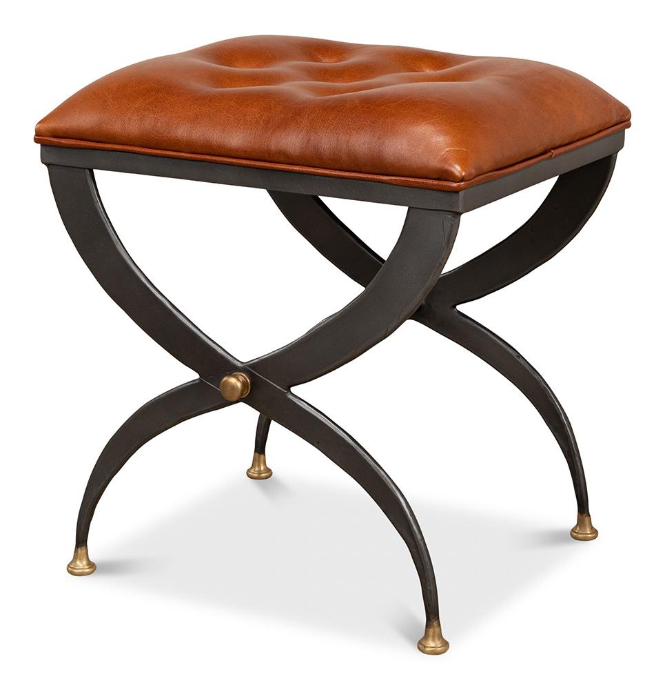Sarreid Ltd - Mathsson Stool - Brown - 28379 veiw 1