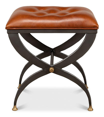 Sarreid Ltd - Mathsson Stool - Brown - 28379 veiw 2