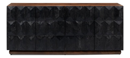 Sarreid Ltd - Megan Sideboard in Black - 53691 view 1