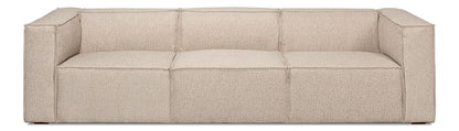 Sarreid Ltd - Miles Sofa, Fabric - Beige - 53792 veiw 1