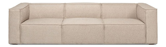 Sarreid Ltd - Miles Sofa, Fabric - Beige - 53792 veiw 1