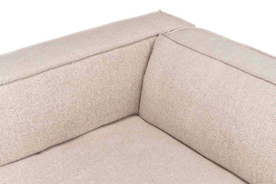 Sarreid Ltd - Miles Sofa, Fabric in Beige - 53792 view 4