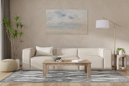 Sarreid Ltd - Miles Sofa, Fabric in Beige - 53792 view 7