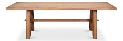 Sarreid Ltd - Miner's Camp Dining Table in Natural - 54319 view 2