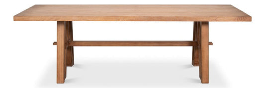 Sarreid Ltd - Miner's Camp Dining Table in Natural - 54319 view 2