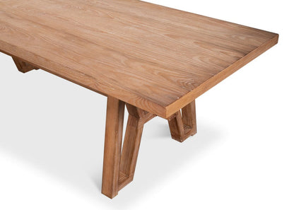 Sarreid Ltd - Miner's Camp Dining Table in Natural - 54319 view 6
