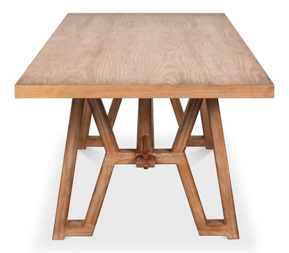 Sarreid Ltd - Miner's Camp Dining Table in Natural - 54319 view 7