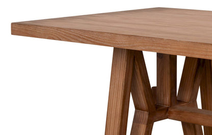 Sarreid Ltd - Miner's Camp Dining Table in Natural - 54319 view 9