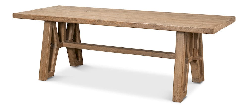 Sarreid Ltd - Miner's Camp Dining Table in Tan - 52955 view 1