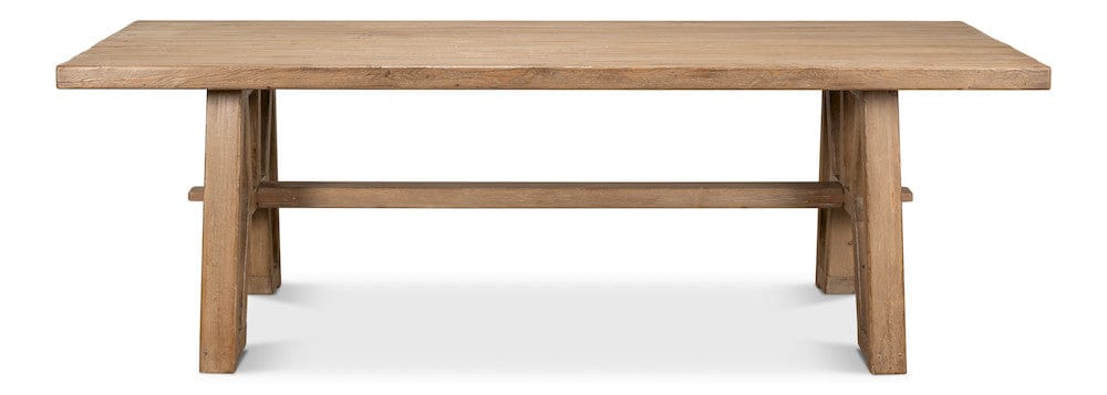 Sarreid Ltd - Miner's Camp Dining Table in Tan - 52955 view 2