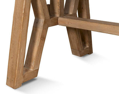 Sarreid Ltd - Miner's Camp Dining Table in Tan - 52955 view 10