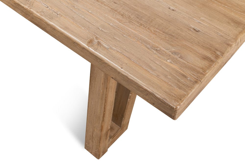 Sarreid Ltd - Miner's Camp Dining Table in Tan - 52955 view 11