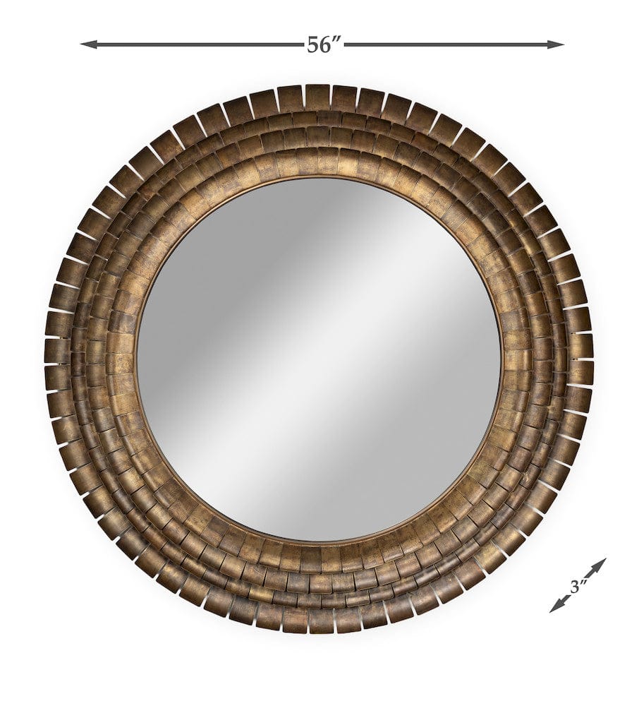 Sarreid Ltd - Mistral Wall Mirror in Brown - 54271-AB view 10