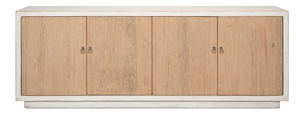 Sarreid Ltd - Modern Sideboard - White - 40384 veiw 2