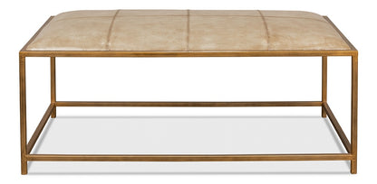 Sarreid Ltd - Montvale Coffee Table/Bench - Beige - 40578 veiw 2