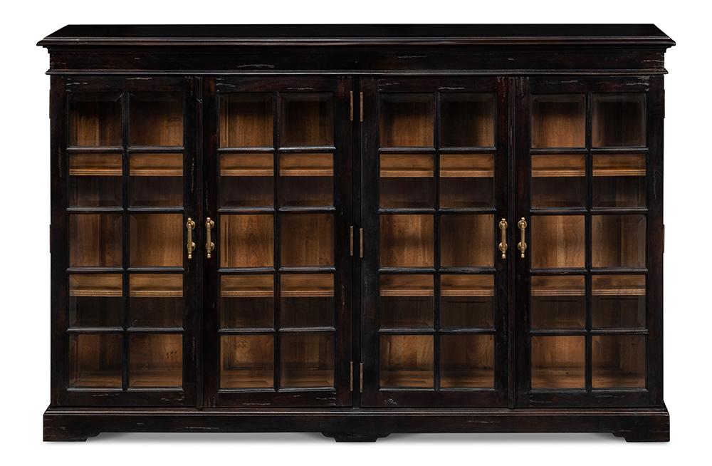 Sarreid Ltd - Morgan Library Case - Black - 40029 veiw 2