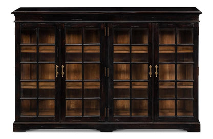 Sarreid Ltd - Morgan Library Case - Black - 40029 veiw 2