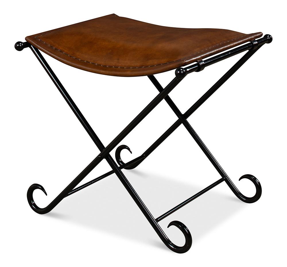Sarreid Ltd - Mozambique Field Chair - Brown - 26877 veiw 1