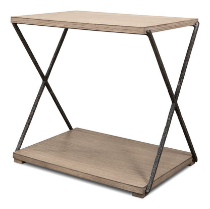 Sarreid Ltd - Nathanial Side Table in Beige - 53354 view 1