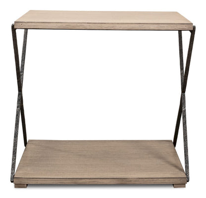 Sarreid Ltd - Nathanial Side Table in Beige - 53354 view 2