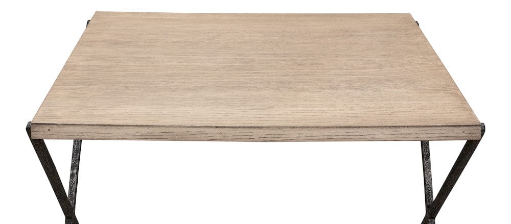 Sarreid Ltd - Nathanial Side Table in Beige - 53354 view 4