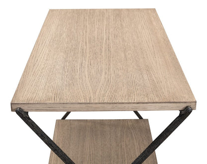 Sarreid Ltd - Nathanial Side Table in Beige - 53354 view 8