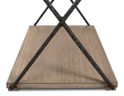 Sarreid Ltd - Nathanial Side Table in Beige - 53354 view 10