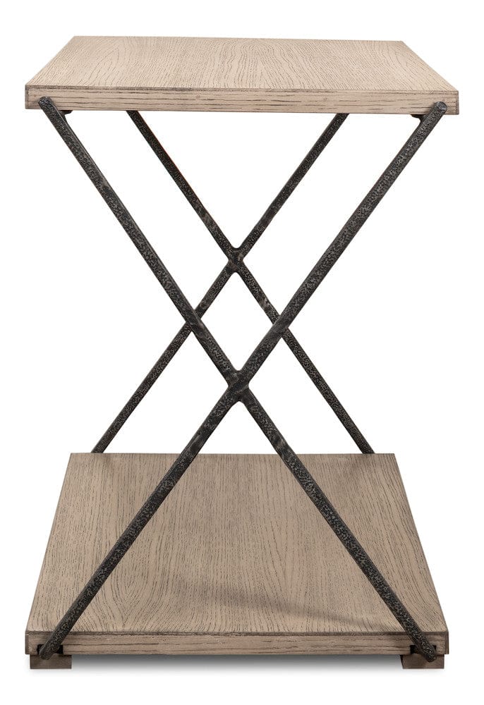 Sarreid Ltd - Nathanial Side Table in Beige - 53354 view 11
