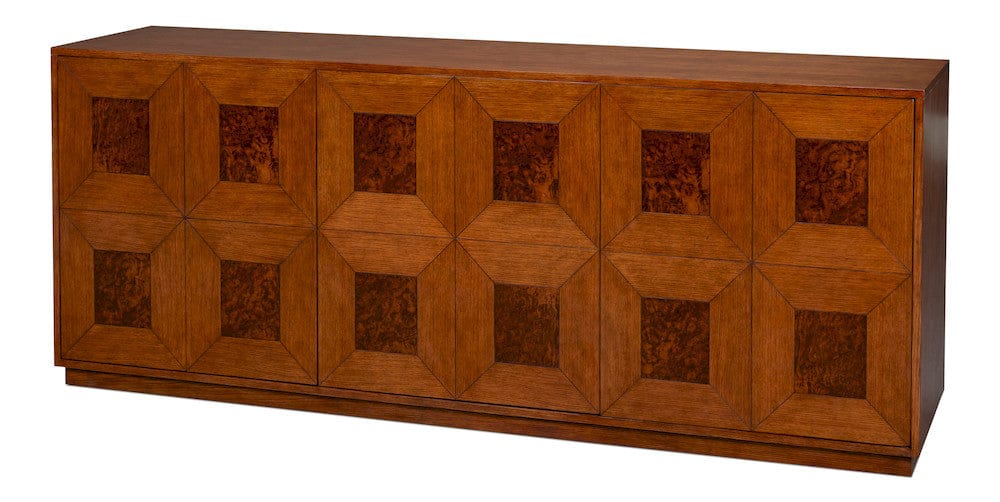 Sarreid Ltd - Newport Credenza in Brown - 54296 view 1