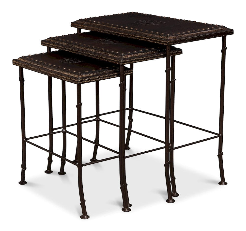 Sarreid Ltd - Noble Nesting Tables, Set Of 3 in Brown - 11354 view 1
