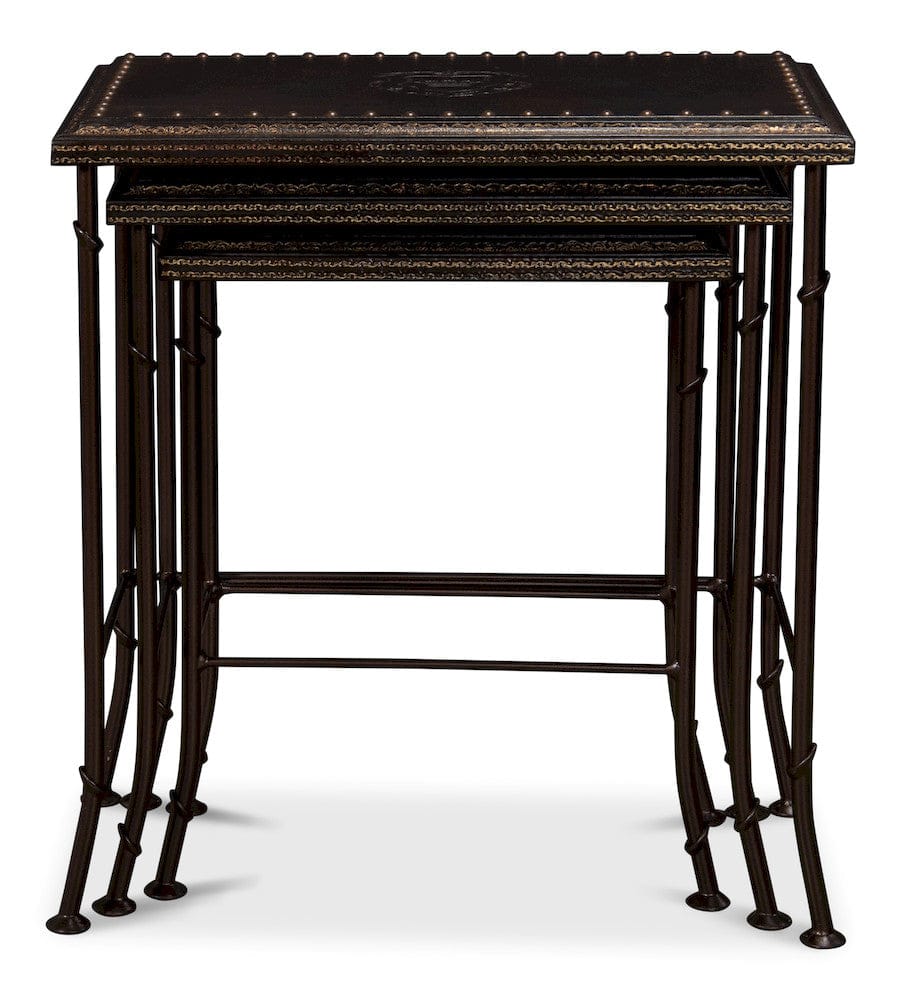 Sarreid Ltd - Noble Nesting Tables, Set Of 3 in Brown - 11354 view 2