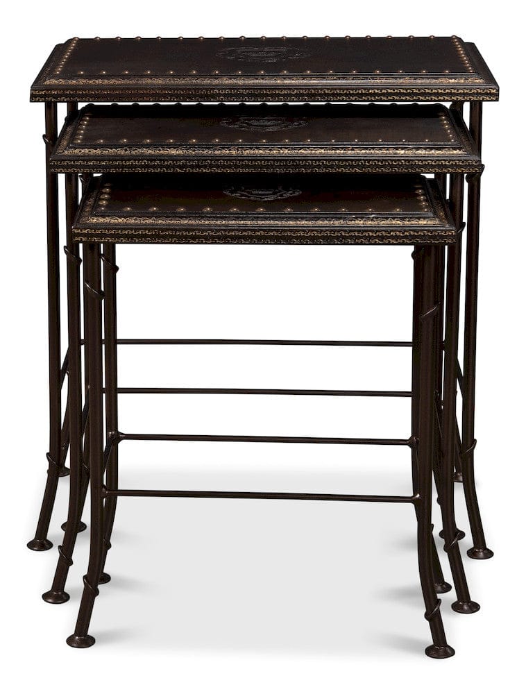 Sarreid Ltd - Noble Nesting Tables, Set Of 3 in Brown - 11354 view 5