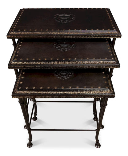 Sarreid Ltd - Noble Nesting Tables, Set Of 3 in Brown - 11354 view 6