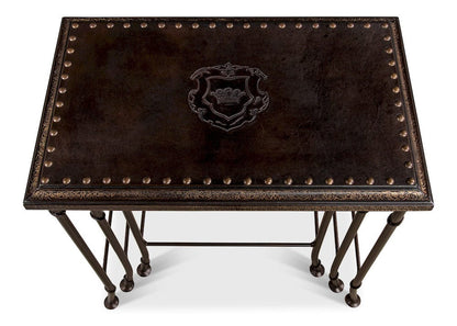 Sarreid Ltd - Noble Nesting Tables, Set Of 3 in Brown - 11354 view 10